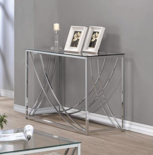 Glass Top Sofa Table