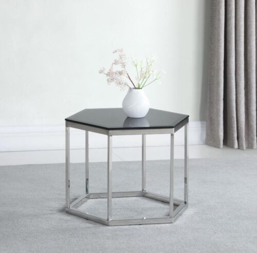 Glass Top Accent Table