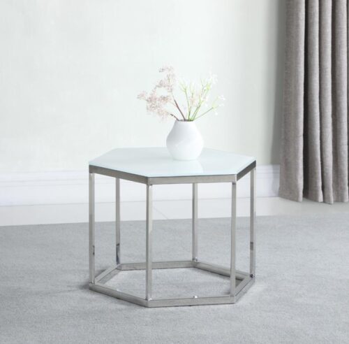 Glass Top Accent Table