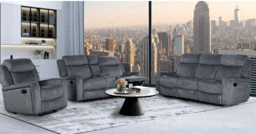 2-PC Reclining Sofa & Loveseat