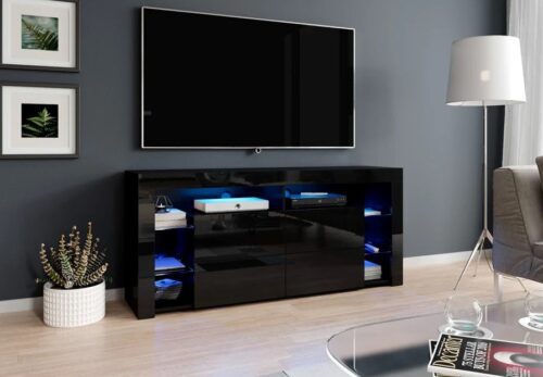 61″ TV STAND/LED LIGHTS