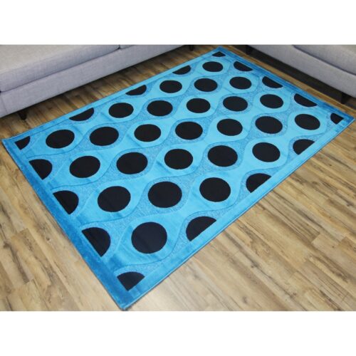 Area Rug - Blue/Black