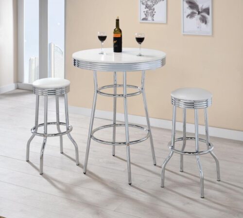 3-PC Bar Table Set