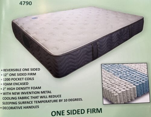 12'' One Sided Firm Queen Mattress