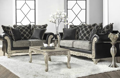 2-PC Sofa & Loveseat