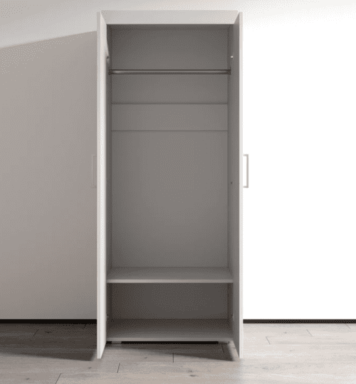 2 Doors Wardrobe