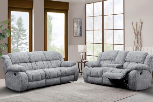 2-PC Reclining Sofa & Loveseat