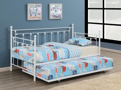 Metal Twin Daybed with Trundle