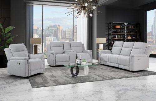 2-PC Reclining Sofa & Loveseat