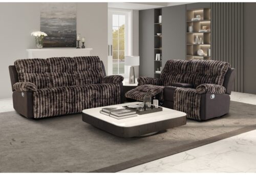 2-PC Reclining Sofa & Loveseat