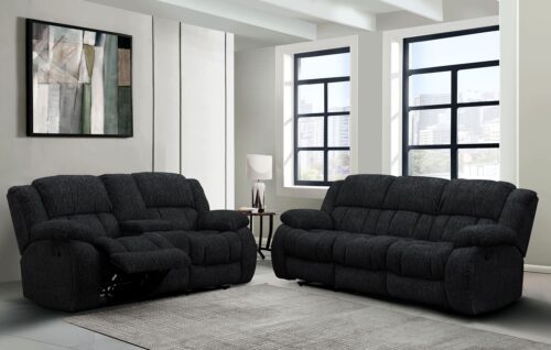 2-PC Reclining Sofa & Loveseat